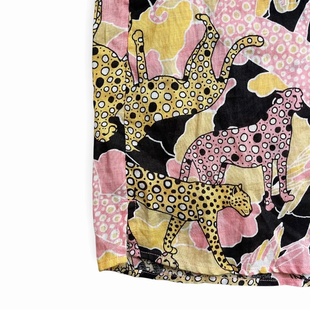 NWT Anthropologie Maeve Printed Buttondown Surf Shirt, sz XS, MSRP $98 - Picture 10 of 12